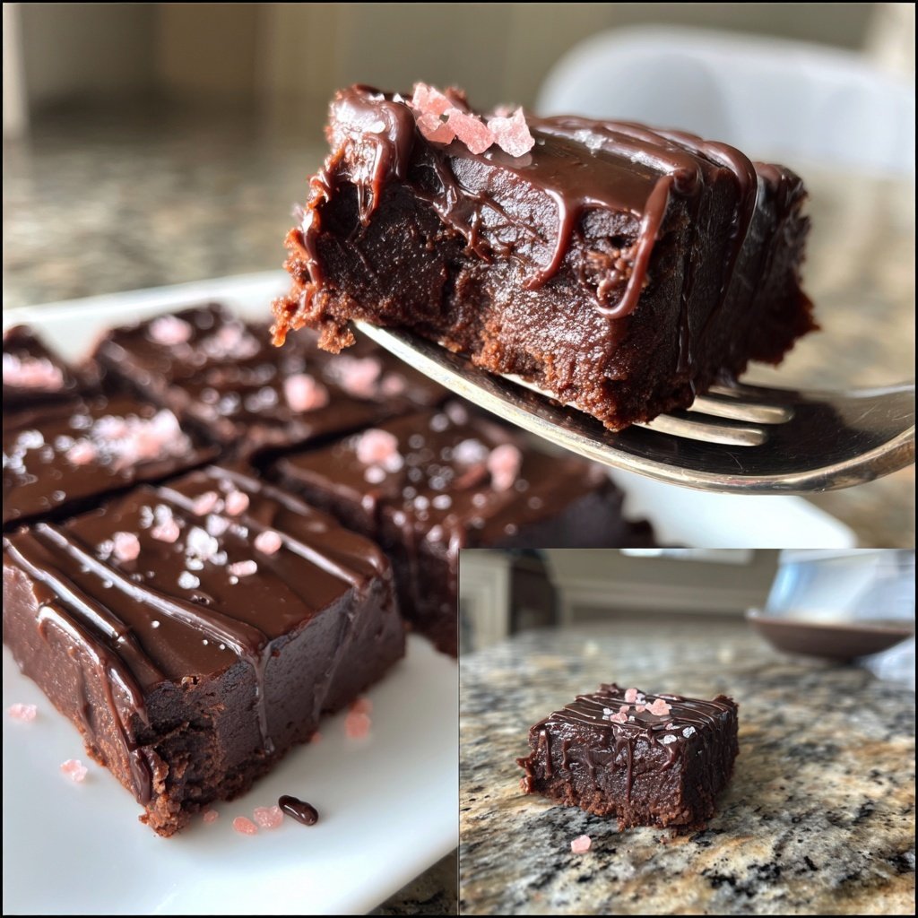 Valentines Treats Chocolate Fudge Squares
