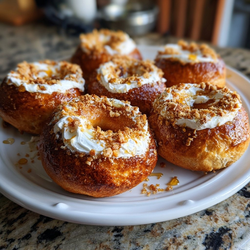 Toasted Yogurt Bagels