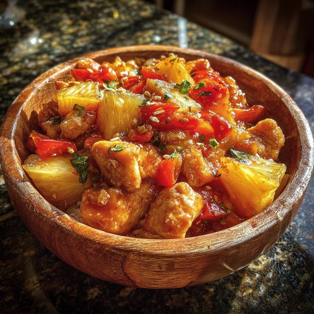 Sweet Pineapple Chicken Bowl