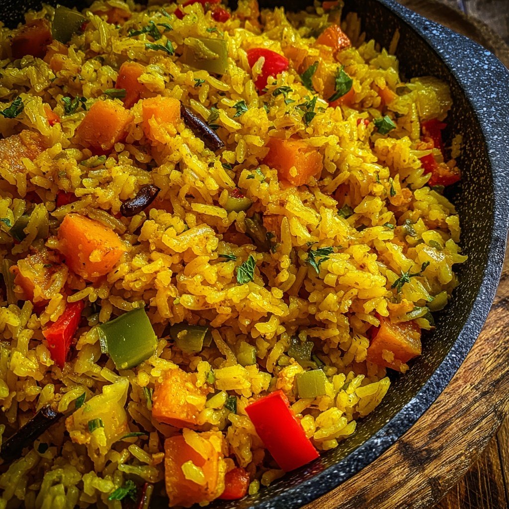 Jamaican Spiced Vegetable Rice