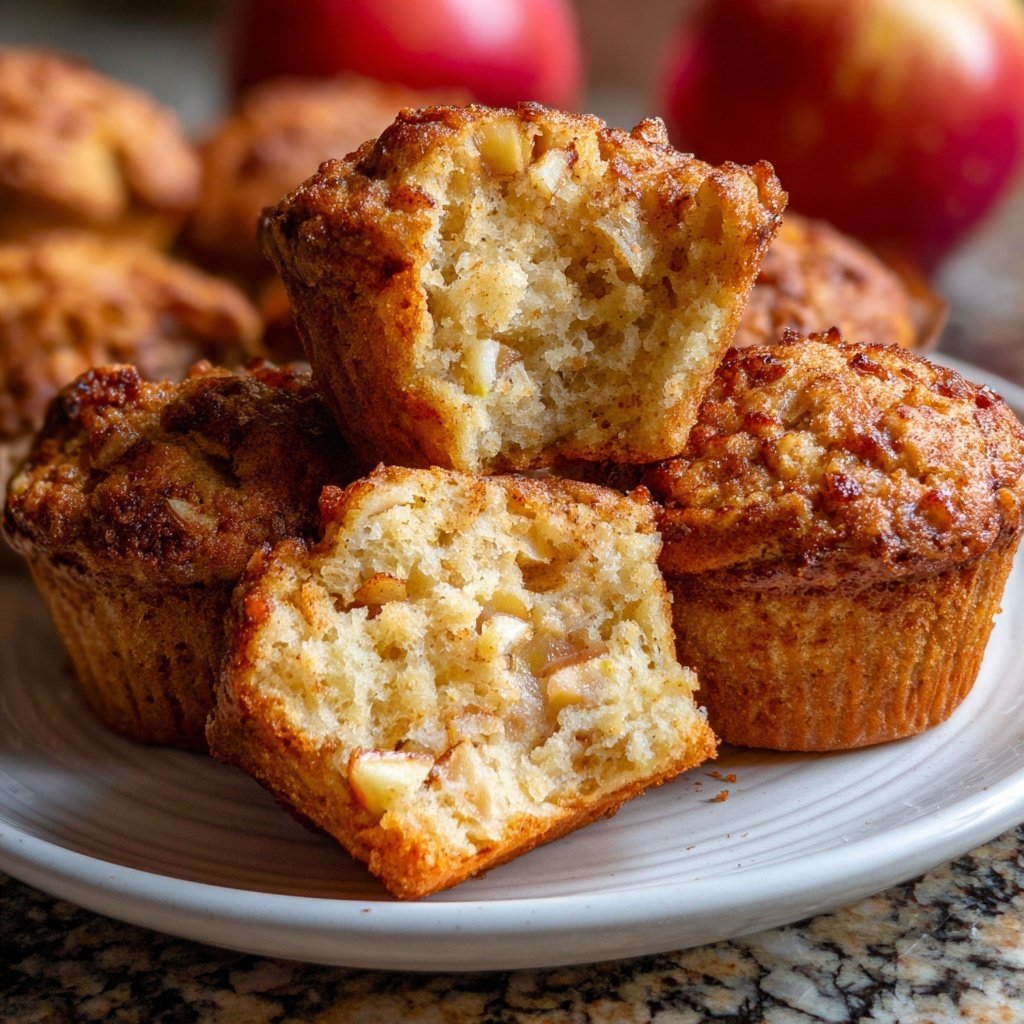 Healthy Apple Cinnamon Muffins