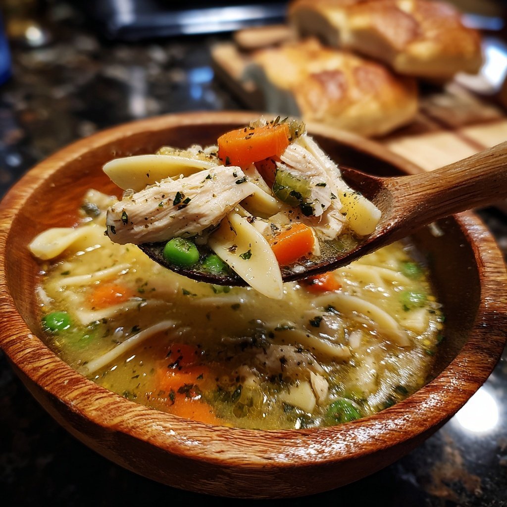 Spring Chicken Noodle Soup