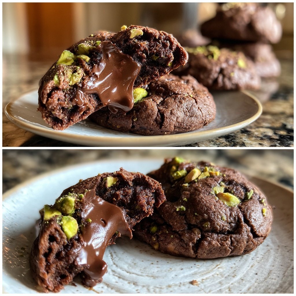 Chocolate Pistachio Cookies