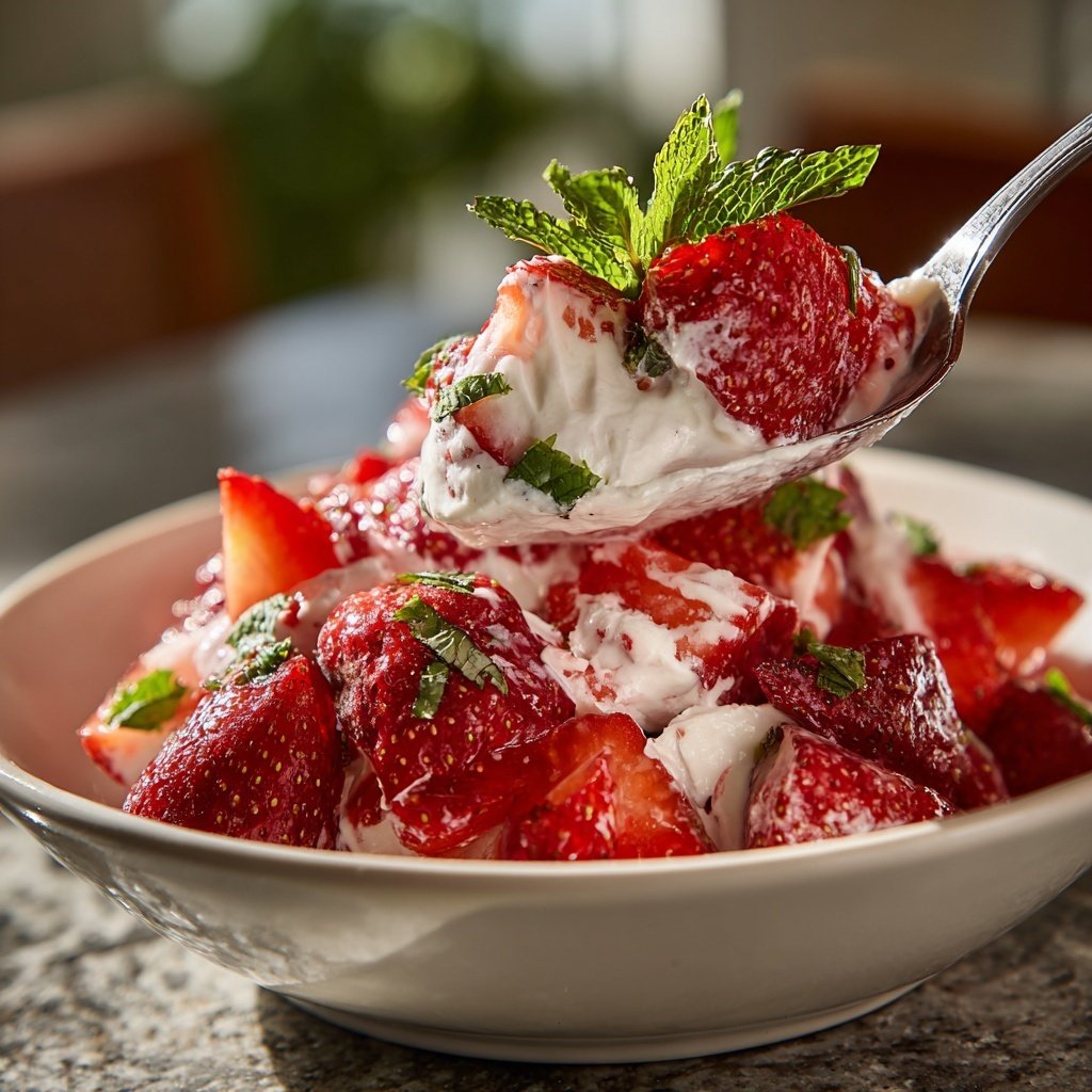 Fresh Strawberry Fruit Salad