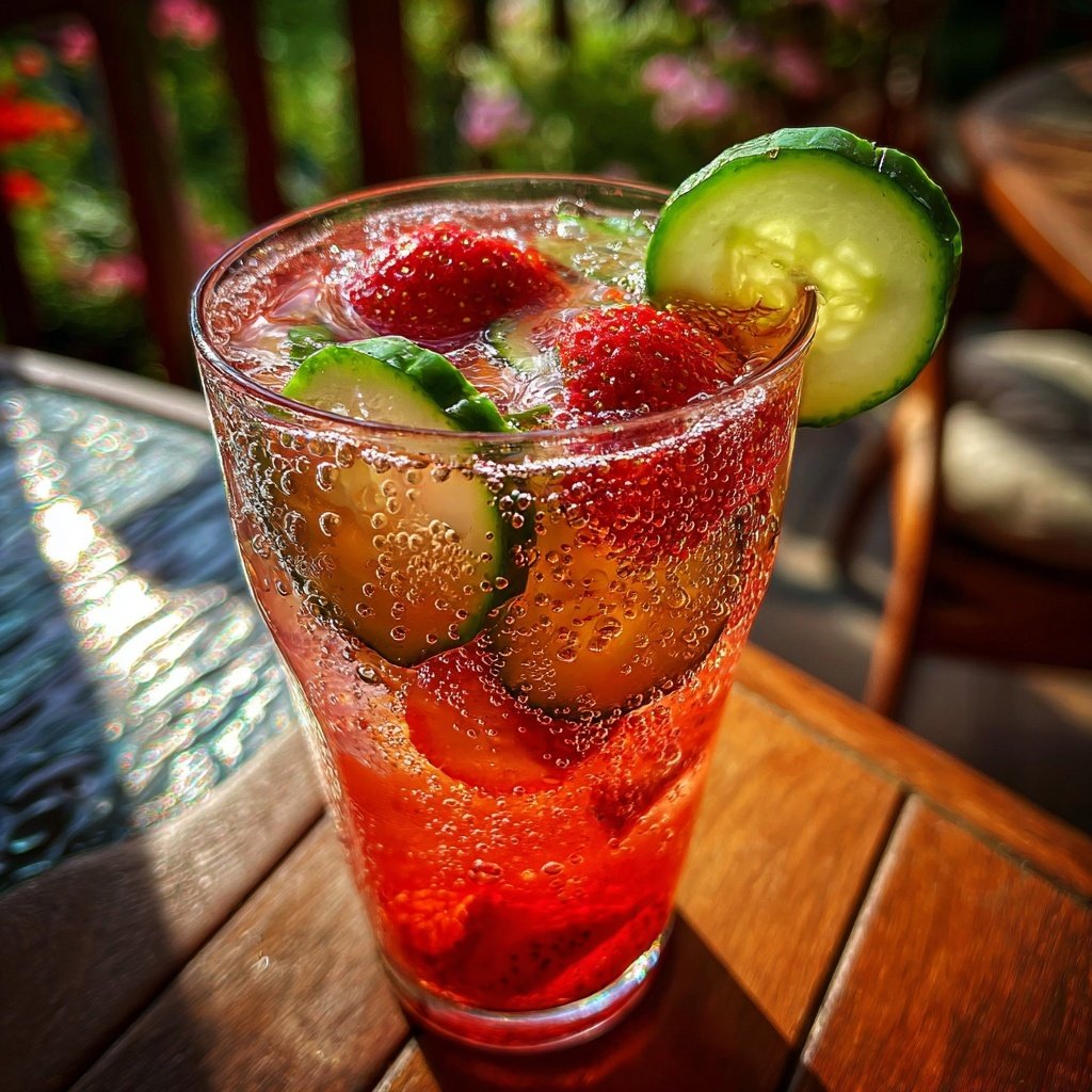 Cucumber Strawberry Spring Spritzer