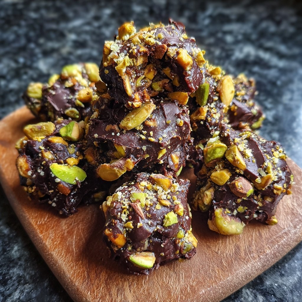 Chocolate Pistachio Snack Bites