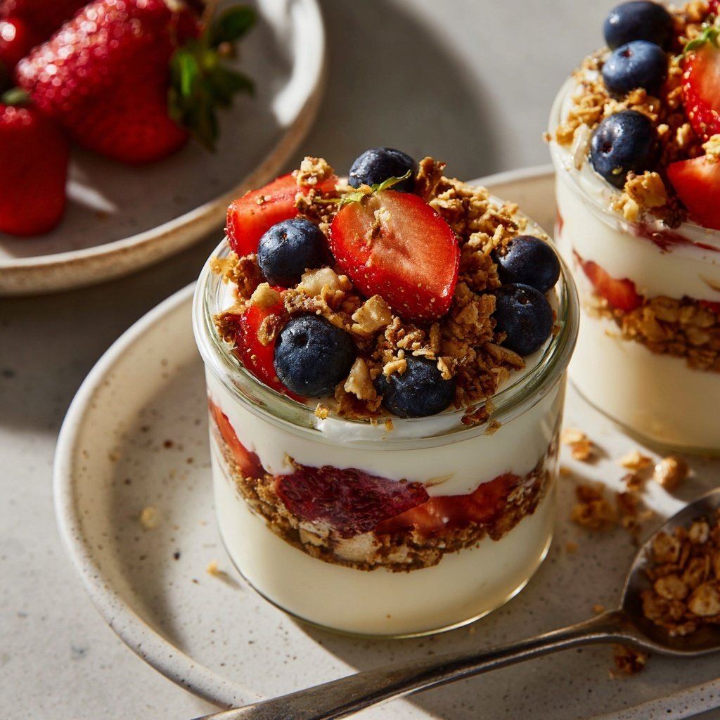 Vanilla Berry Yogurt Parfaits