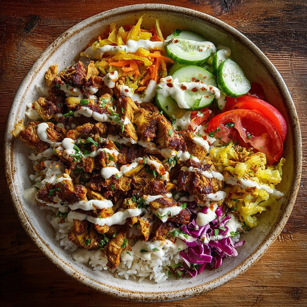 Easy Chicken Shawarma Bowl