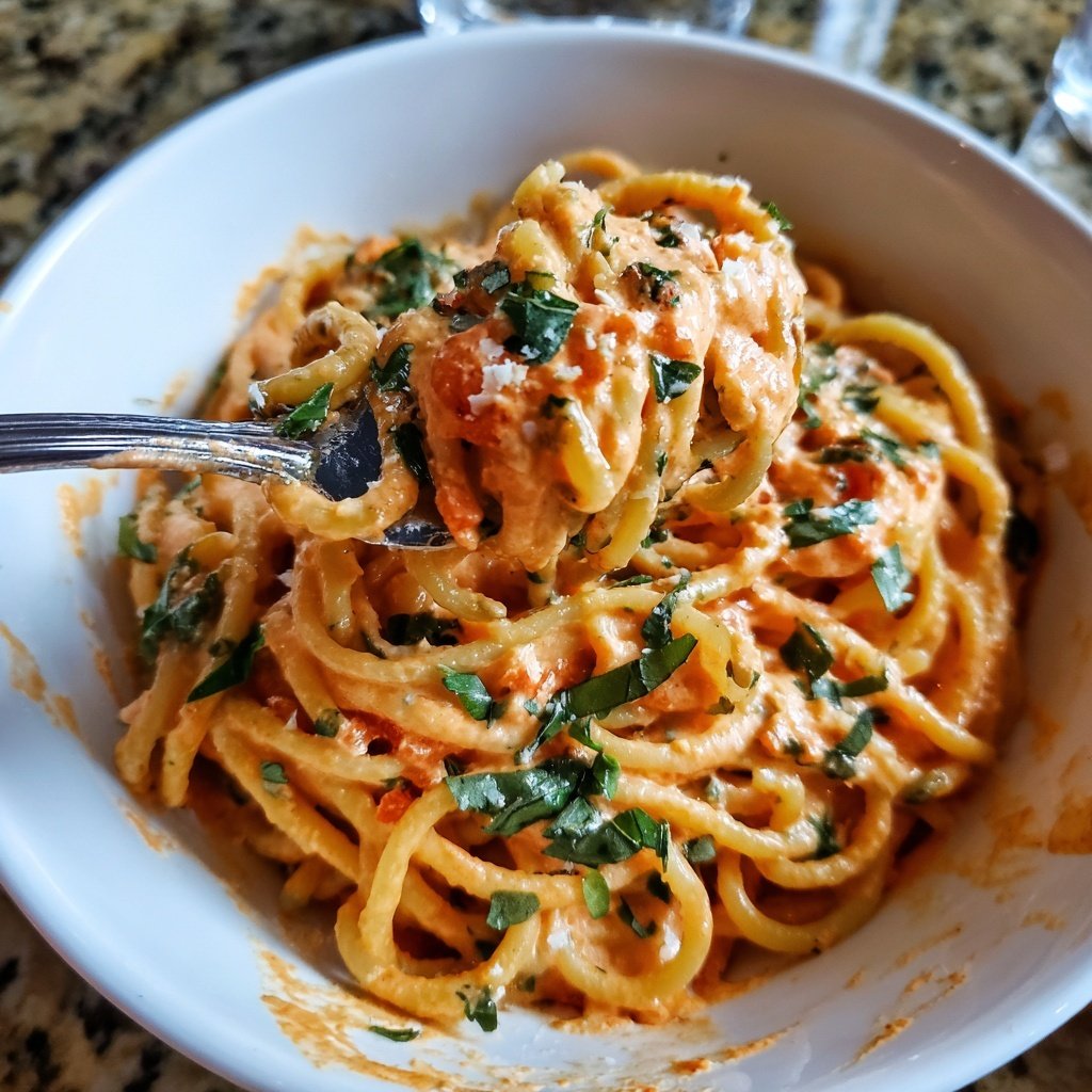 Rose Sauce Pasta with Vodka Cream