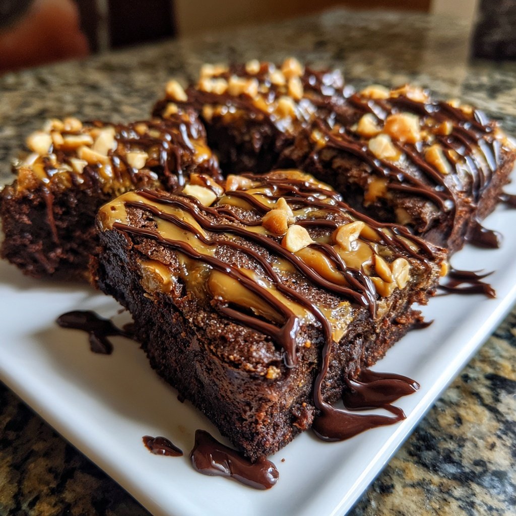 Chocolate Peanut Butter Brownie Bites