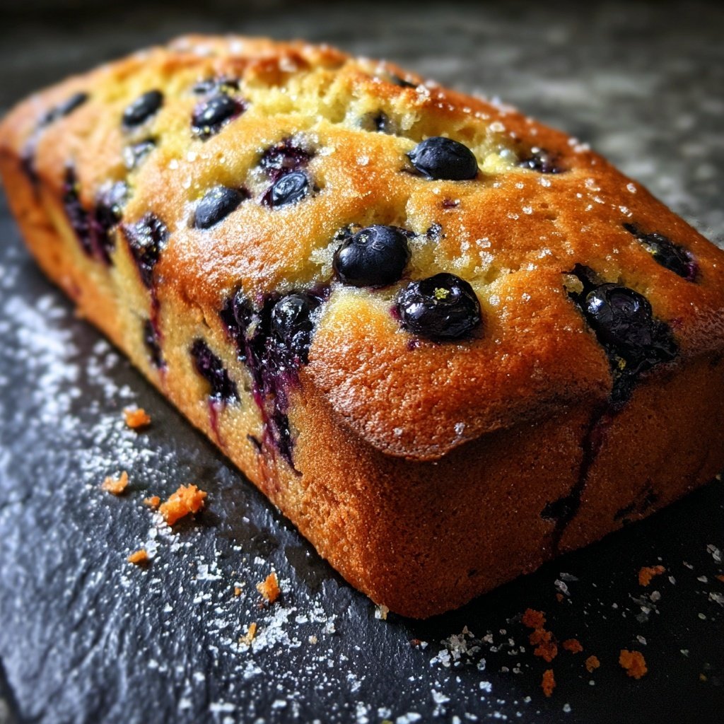 Blueberry Lemon Tea Bread