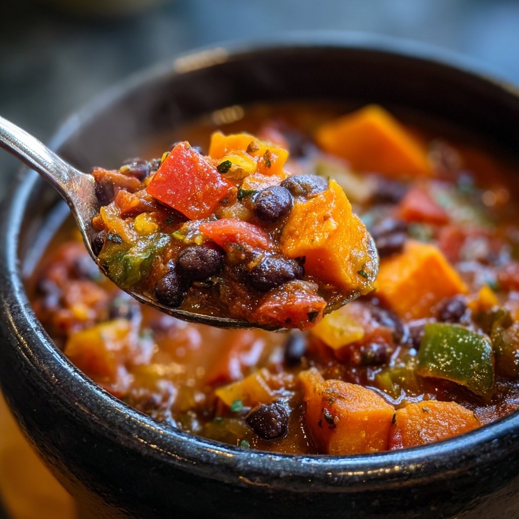 Healthy Crockpot Sweet Potato Stew