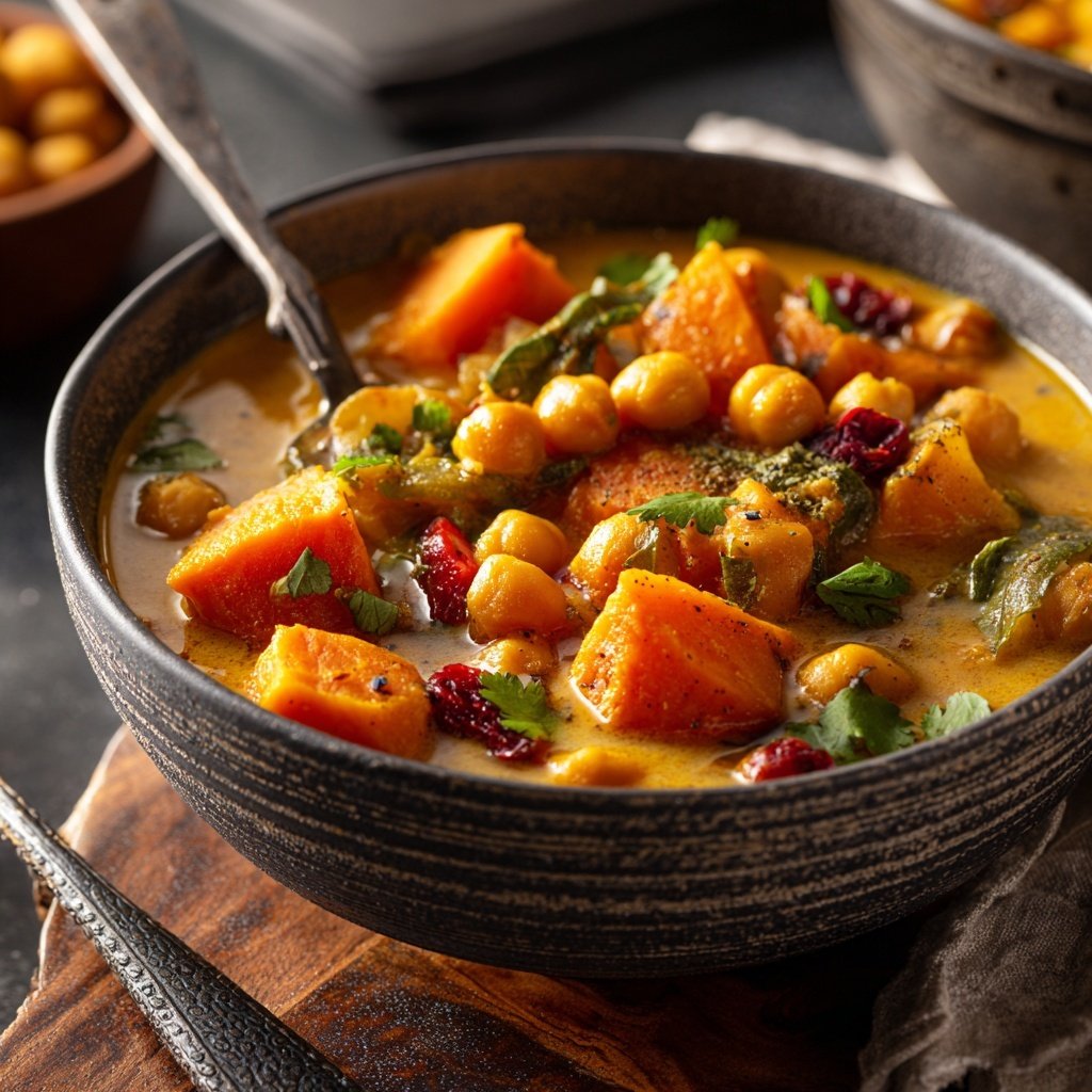 Jamaican Sweet Potato Chickpea Stew