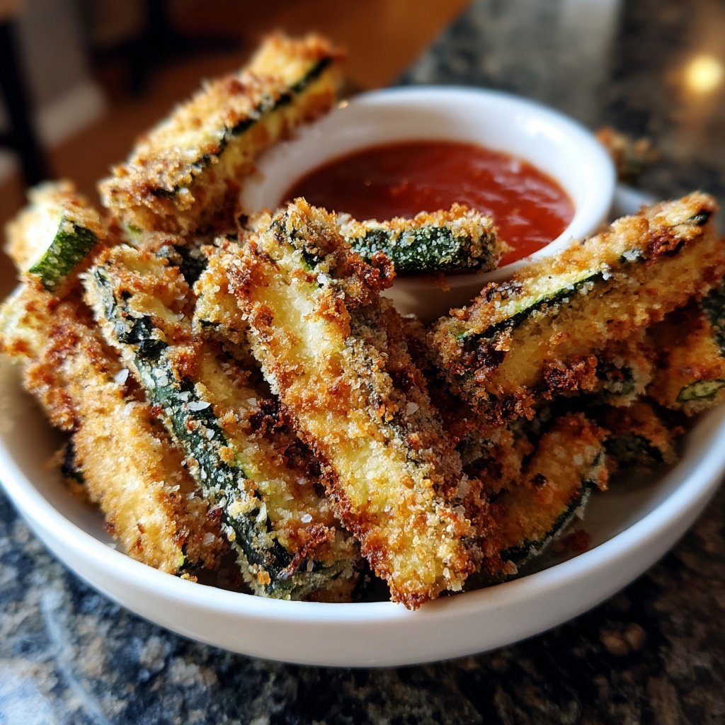 Crispy Zucchini Veggie Fries