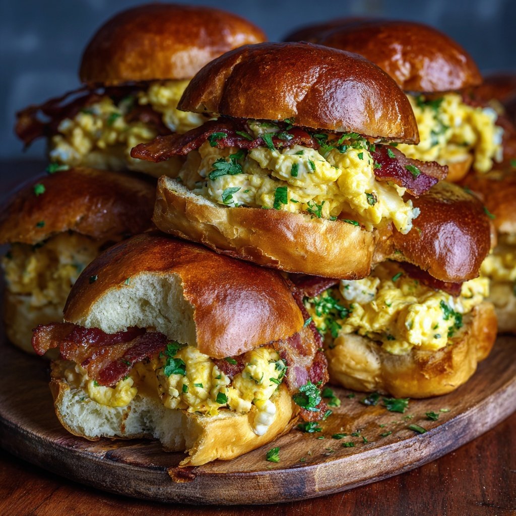 Spring Brunch Breakfast Sliders