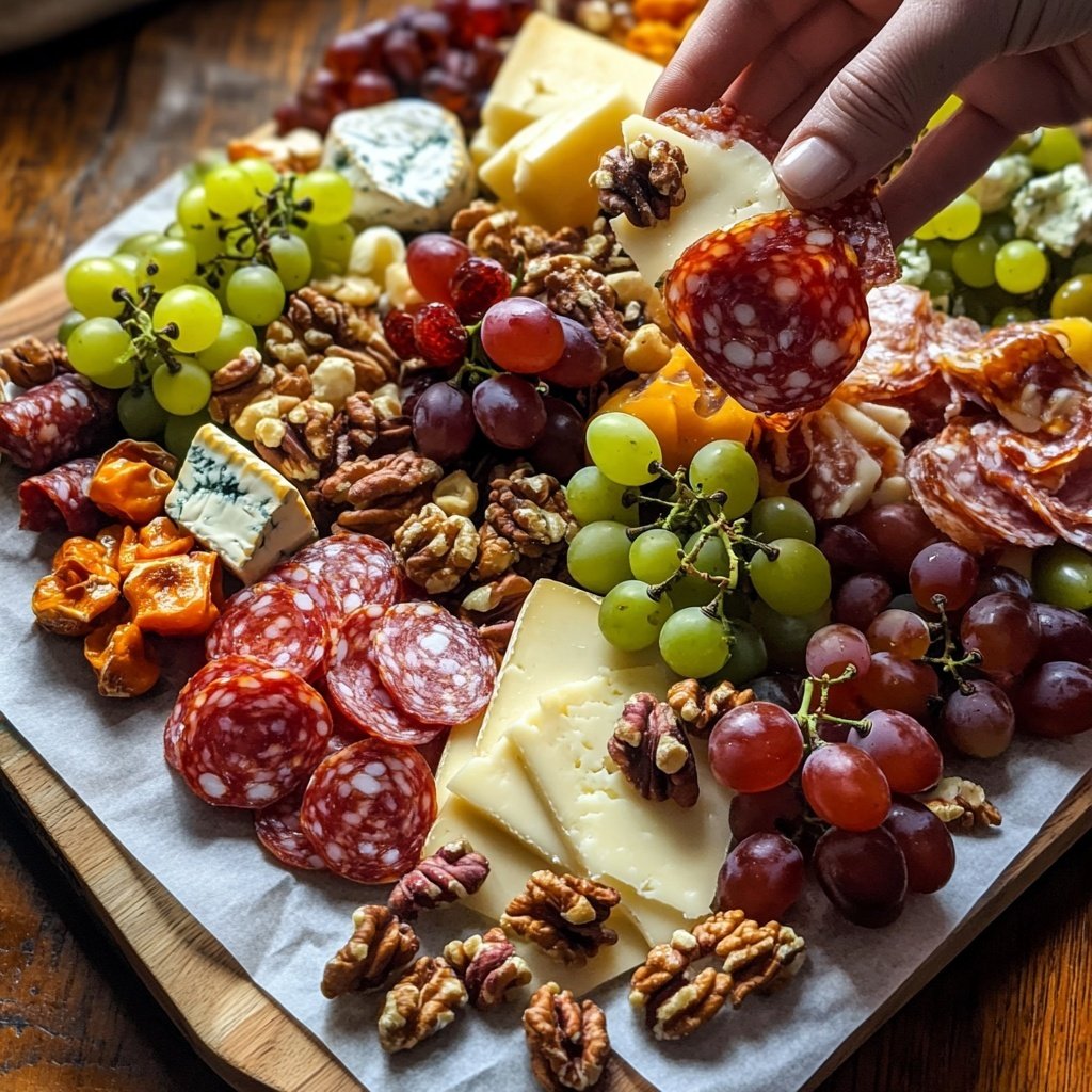 Super Bowl Charcuterie Board